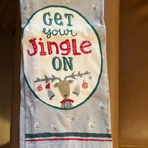 CHRISTMAS DISH TOWEL GET YOUR JINGLE ON